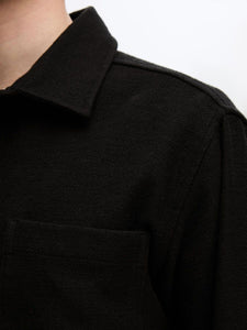 SELECTED | TWILL OVERSHIRT | Black