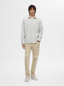 SELECTED | TWILL OVERSHIRT | Egret