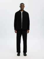 Lade das Bild in den Galerie-Viewer, SELECTED | LEINENMIX OVERSHIRT Brody Sun | Black
