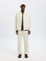 Lade das Bild in den Galerie-Viewer, SELECTED | LEINENMIX OVERSHIRT Brody Sun | Cloud dancer
