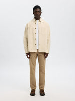 Lade das Bild in den Galerie-Viewer, SELECTED | REGULAR FIT TWILL OVERSHIRT Travis | Oatmeal
