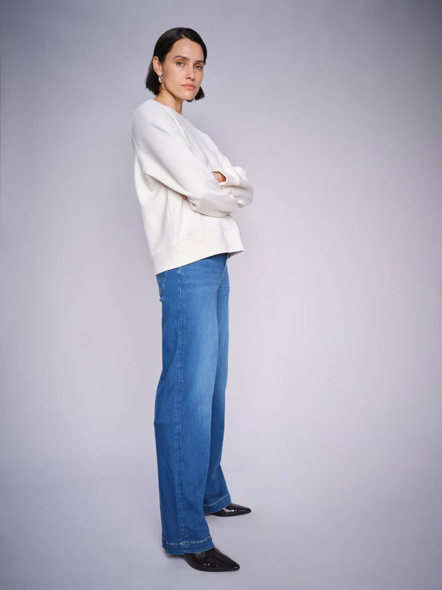 Mos Mosh | MMDara Deluxe Jeans - Wide Fit | 493 Mid Blue