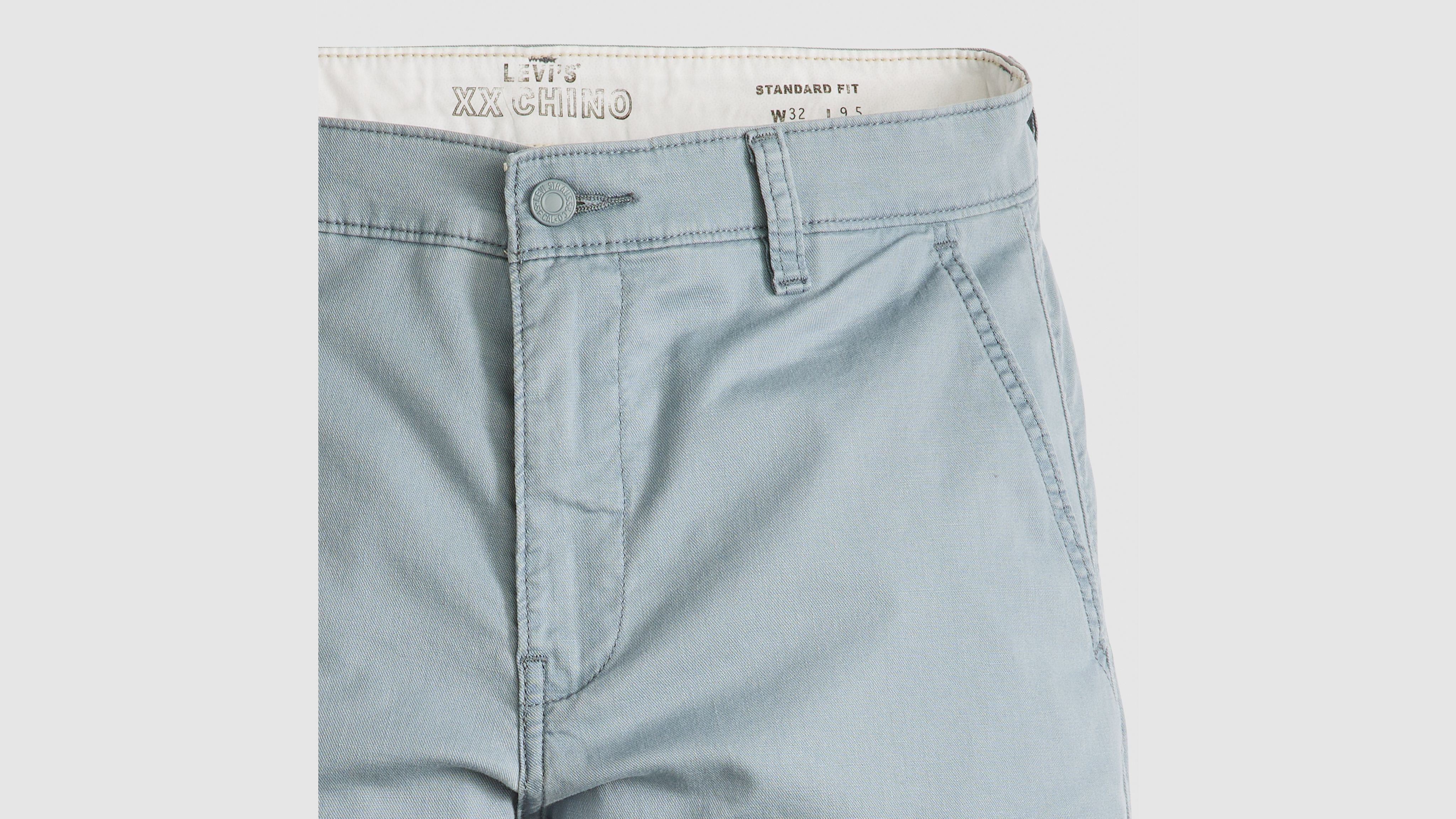 Levis | Chino Standard Cotton Linen Shorts | 0080 Steam blue