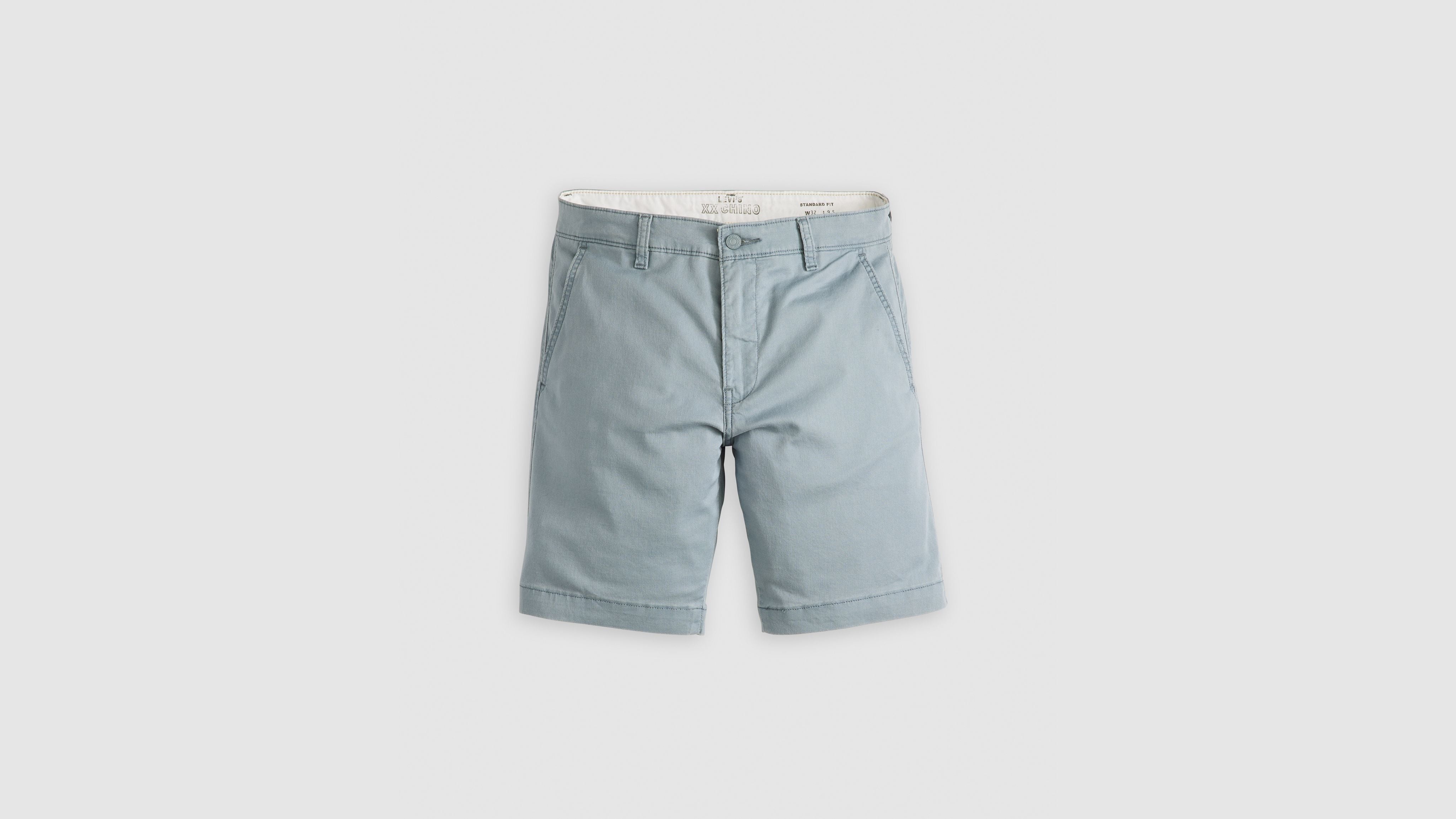Levis | Chino Standard Cotton Linen Shorts | 0080 Steam blue