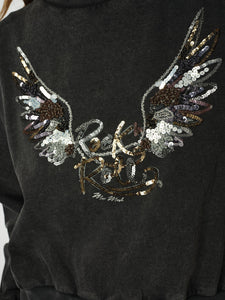 Mos Mosh | Cosette Deco Sweatshirt | 819 Phantom
