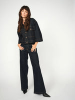 Load image into Gallery viewer, Mos Mosh | MMDara Deluxe Jeans - Wide Fit | 447 Dark Blue
