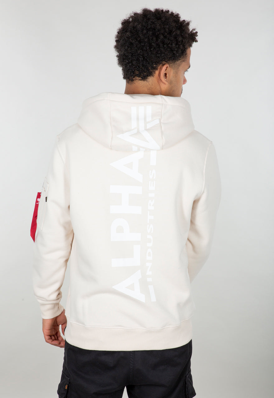 Alpha Industries | Back Print Hoody | 625 stream wht