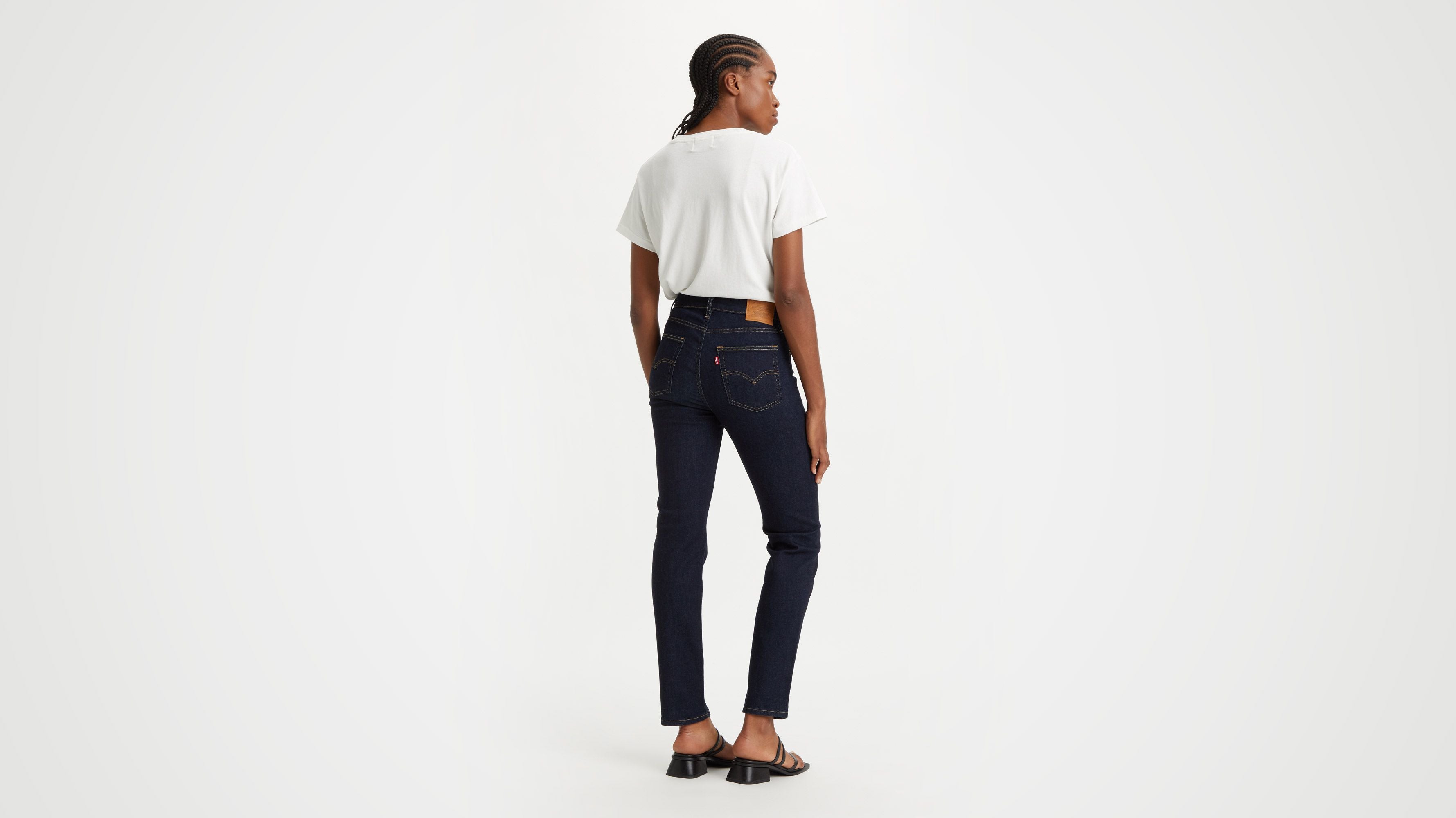 Levis | 724 High Rise Straight Jeans | 0015 rinsed