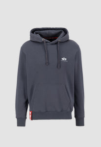 Alpha Industries | Basic Hoody Small Logo  | 136 greyblack