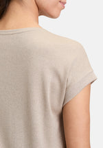 Lade das Bild in den Galerie-Viewer, Cartoon | Casual-Shirt mit Rundhalsausschnitt | 1896 Nature/Silver
