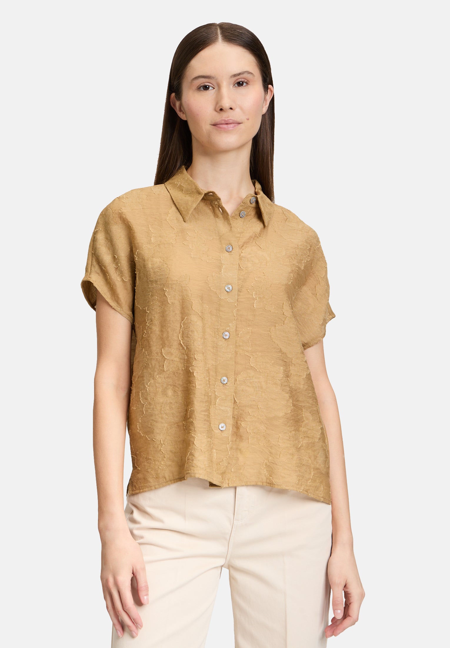 Cartoon | Oversize-Bluse mit überschnittenen Ärmeln  | 7154 Antique Bronze