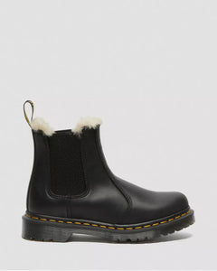 Dr. Martens |  Leonore Chelsea Boots Mit Kunstpelzfutter | black