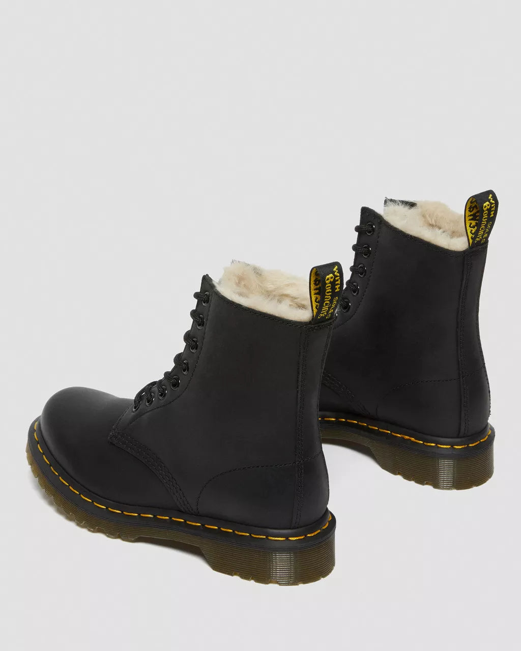 Dr. Martens | Serena Stiefeletten Mit Kunstfellfutter | black