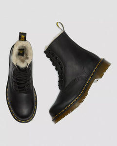 Dr. Martens | Serena Stiefeletten Mit Kunstfellfutter | black