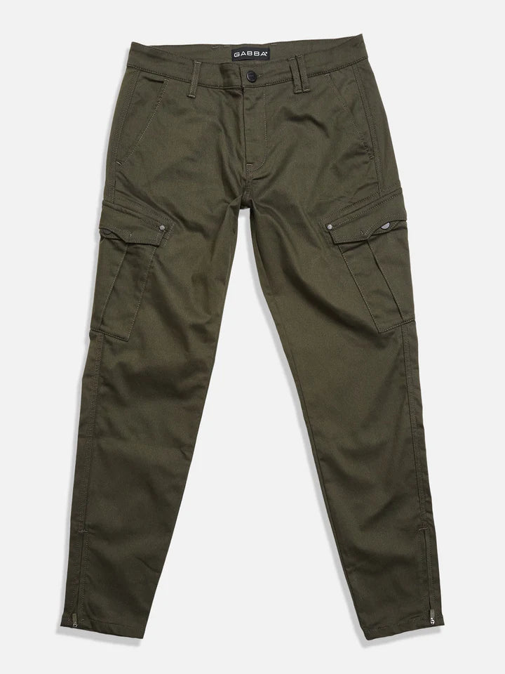 GABBA | Pisa Cargo Dale Pants | Army oliv-khaki