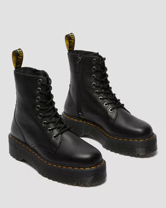 Dr. Martens | Jadon III Pisa Leder Plateaustiefel | black