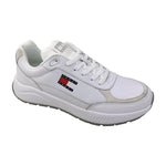 Lade das Bild in den Galerie-Viewer, Tommy Jeans | Runner Full Leather Sneaker | YBR white
