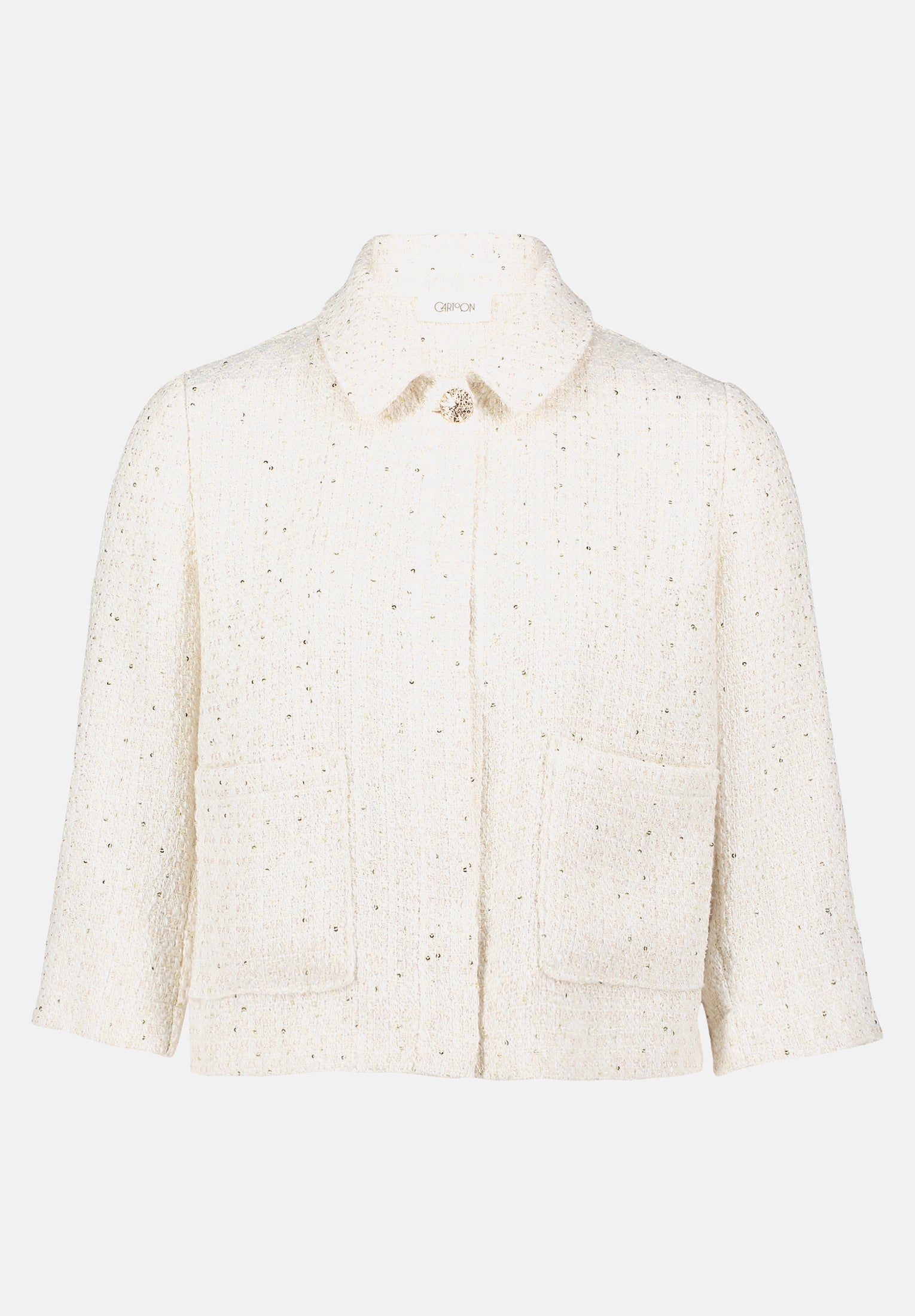 Cartoon |  Tweedblazer mit Taschen | 1815 Cream/Nature