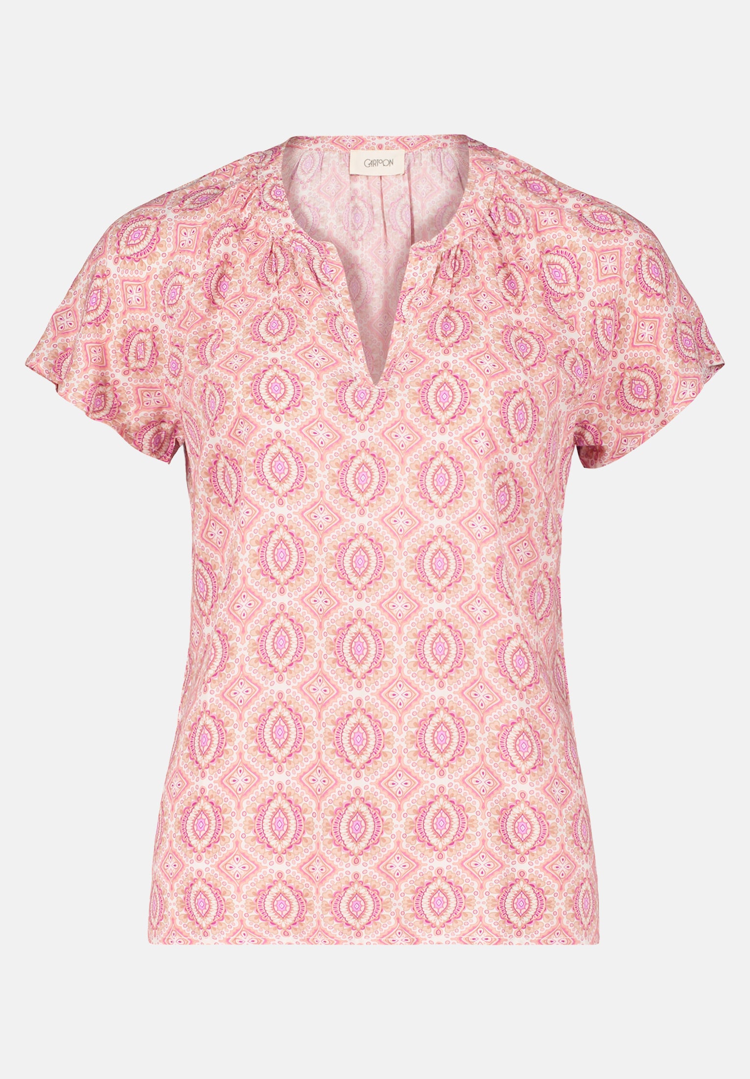 Cartoon | Blusenshirt mit Rüschen | 1833 Cream/Apricot