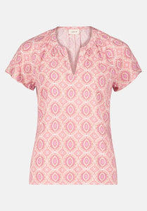 Cartoon | Blusenshirt mit Rüschen | 1833 Cream/Apricot