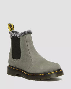 Dr. Martens | 2976 Leonore Chelsea Boots Mit Kunstpelzfutter | grey