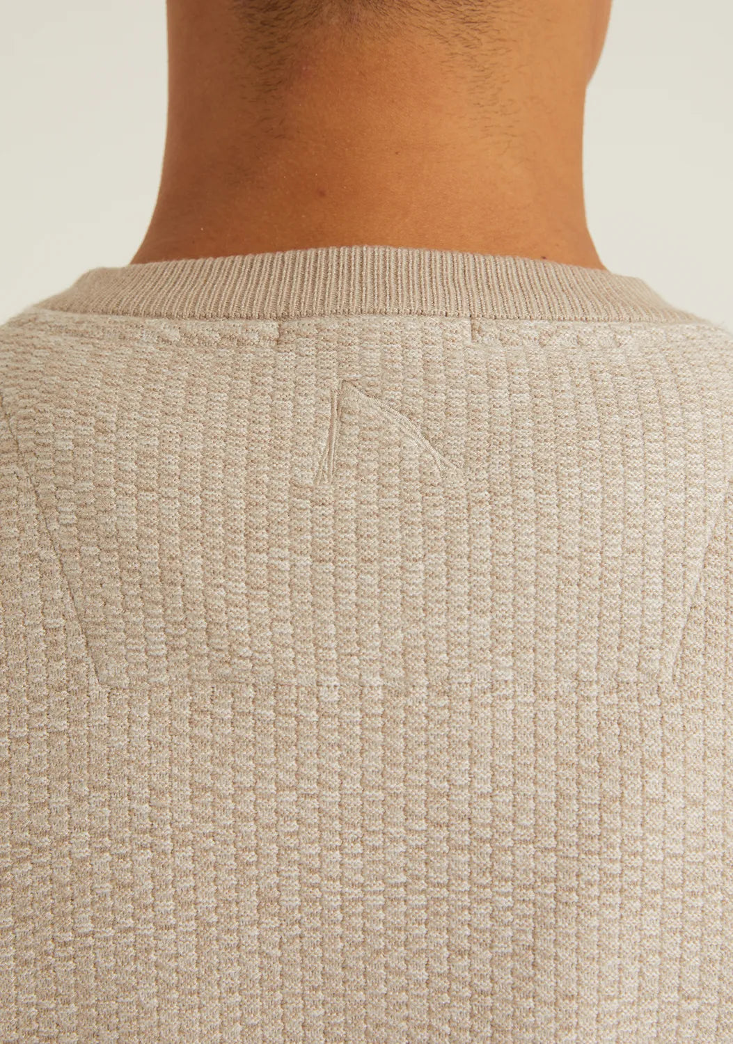 CHASIN | Armor Mixed Pullover | E75 TAUPE