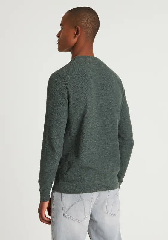 CHASIN | Basal Mixed Pullover | E53 DK.GREEN