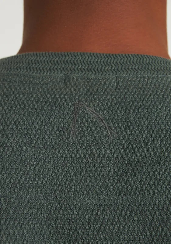 CHASIN | Basal Mixed Pullover | E53 DK.GREEN