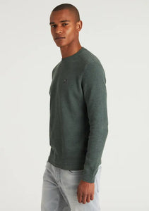 CHASIN | Basal Mixed Pullover | E53 DK.GREEN