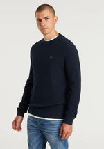 Lade das Bild in den Galerie-Viewer, CHASIN | Basal Mixed Pullover | E63 DK.BLUE
