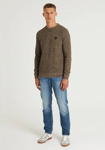 CHASIN | Basal Mixed Pullover | E75 TAUPE