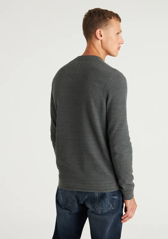 CHASIN | Basal Mixed Pullover | E83 DK.GREY