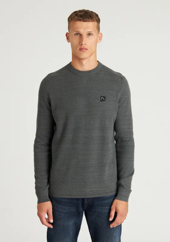 CHASIN | Basal Mixed Pullover | E83 DK.GREY