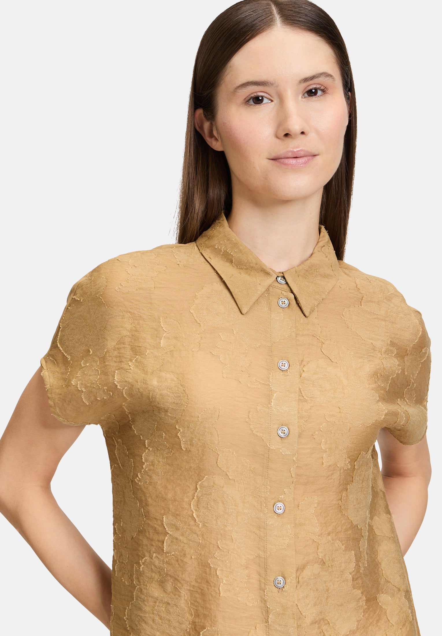 Cartoon | Oversize-Bluse mit überschnittenen Ärmeln  | 7154 Antique Bronze