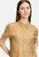 Lade das Bild in den Galerie-Viewer, Cartoon | Oversize-Bluse mit überschnittenen Ärmeln  | 7154 Antique Bronze
