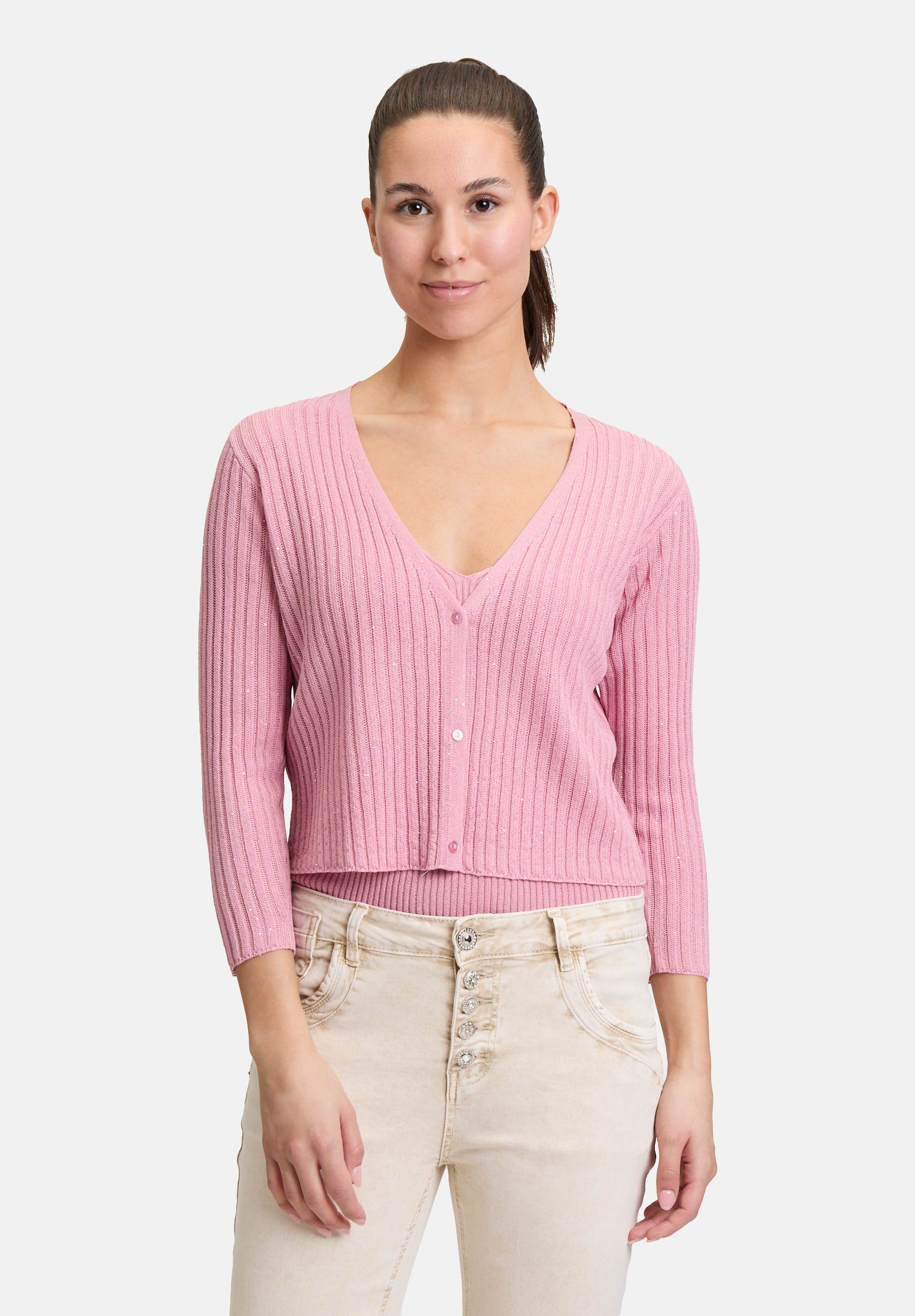Cartoon | Shirtjacke mit 3/4 Arm | 6052 Lilas