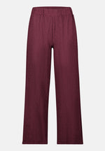 Lade das Bild in den Galerie-Viewer, Cartoon |  Casual-Hose mit weitem Bein | 4685 Dark Aubergine
