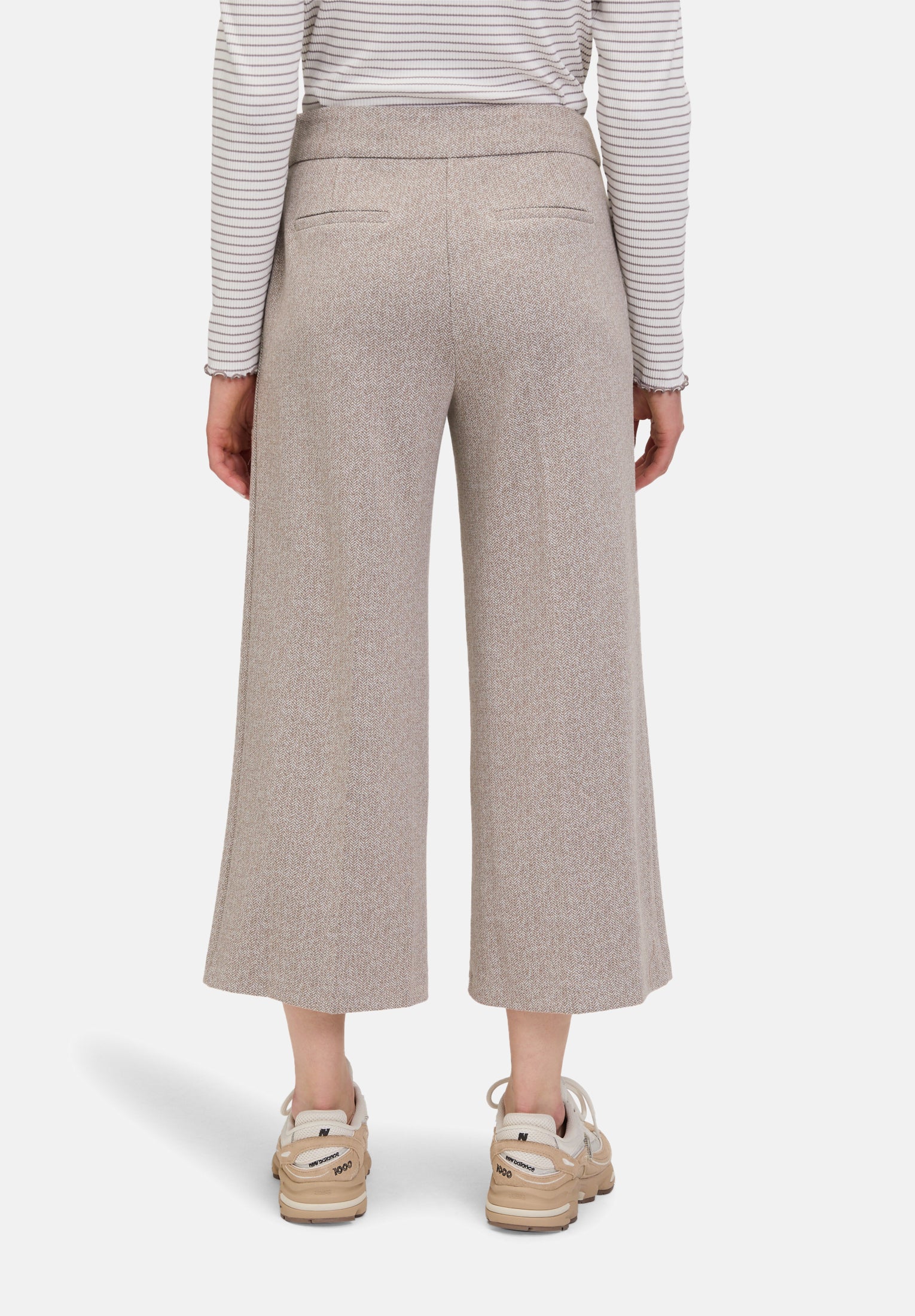 Cartoon | Culotte mit Bügelfalte | 9873 Black/Camel