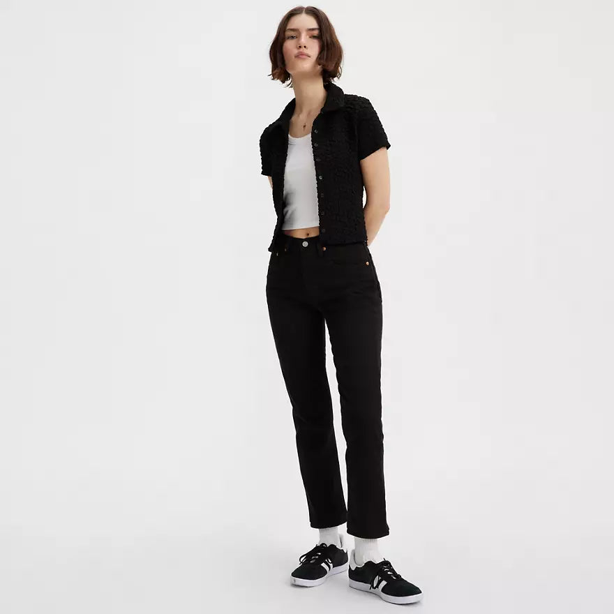 Levis | 501® Crop Jeans Straight Fit | 0085 black