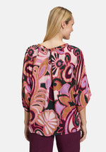 Lade das Bild in den Galerie-Viewer, Cartoon | Casual-Bluse mit Muster | 6842 Purple/Rose
