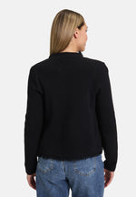 Lade das Bild in den Galerie-Viewer, Cartoon | Casual-Strickjacke mit Fransen | 9045 Black
