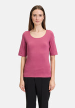 Lade das Bild in den Galerie-Viewer, Cartoon | Basic Shirt mit Rundhalsausschnitt | 4506 Dry Rose
