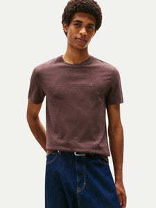 Tommy Jeans | T-Shirt Jaspe Slim Fit  | GS7 Brown