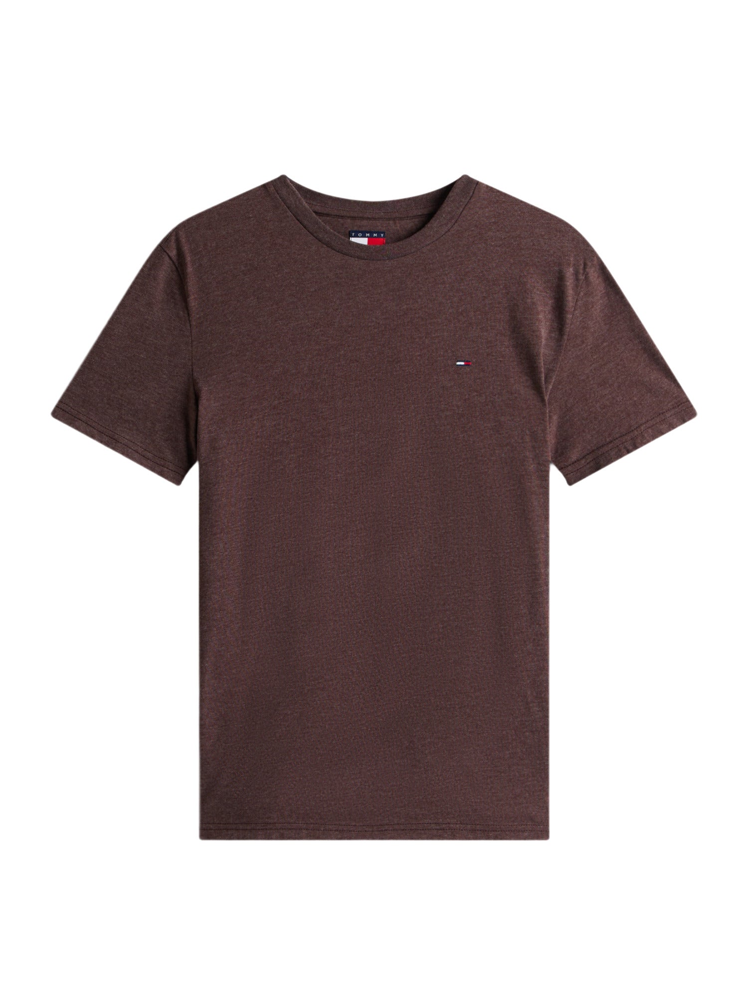 Tommy Jeans | T-Shirt Jaspe Slim Fit  | GS7 Brown