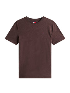 Tommy Jeans | T-Shirt Jaspe Slim Fit  | GS7 Brown