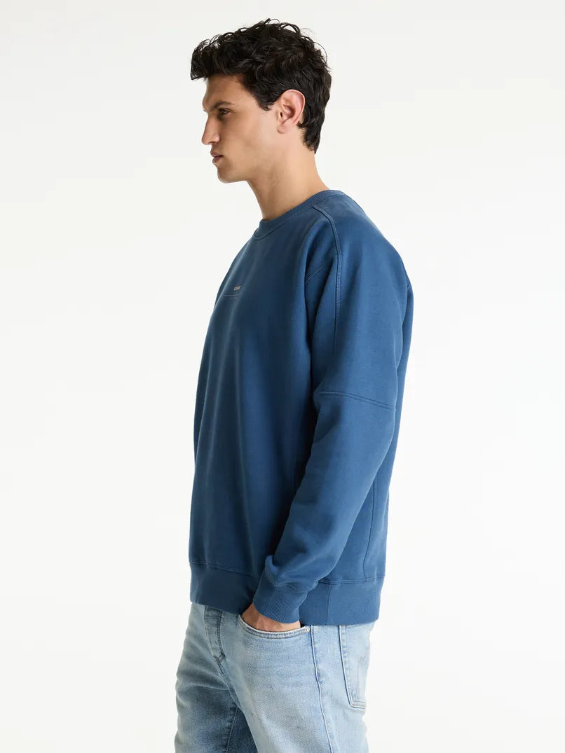 CHASIN | Regent Round Loose fit Sweatshirt | E62 M.BLUE