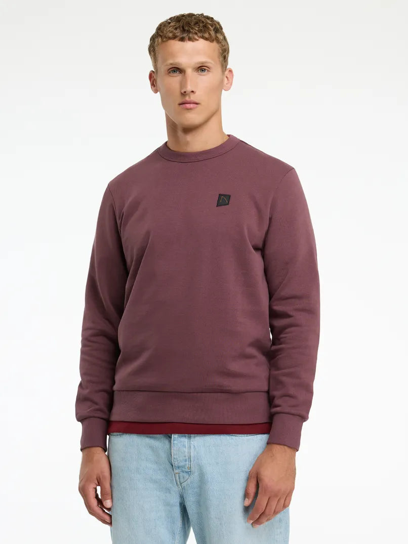 CHASIN | Toby Wave Sweatshirt | E41 BURGUNDY