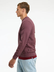 CHASIN | Toby Wave Sweatshirt | E41 BURGUNDY
