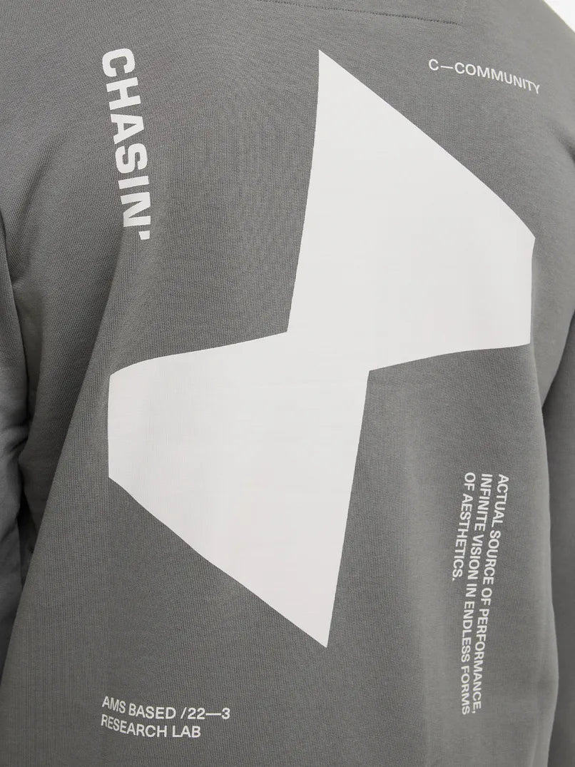 CHASIN | Toby Wave Sweatshirt | E82 M.GREY