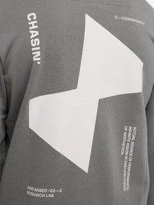 CHASIN | Toby Wave Sweatshirt | E82 M.GREY